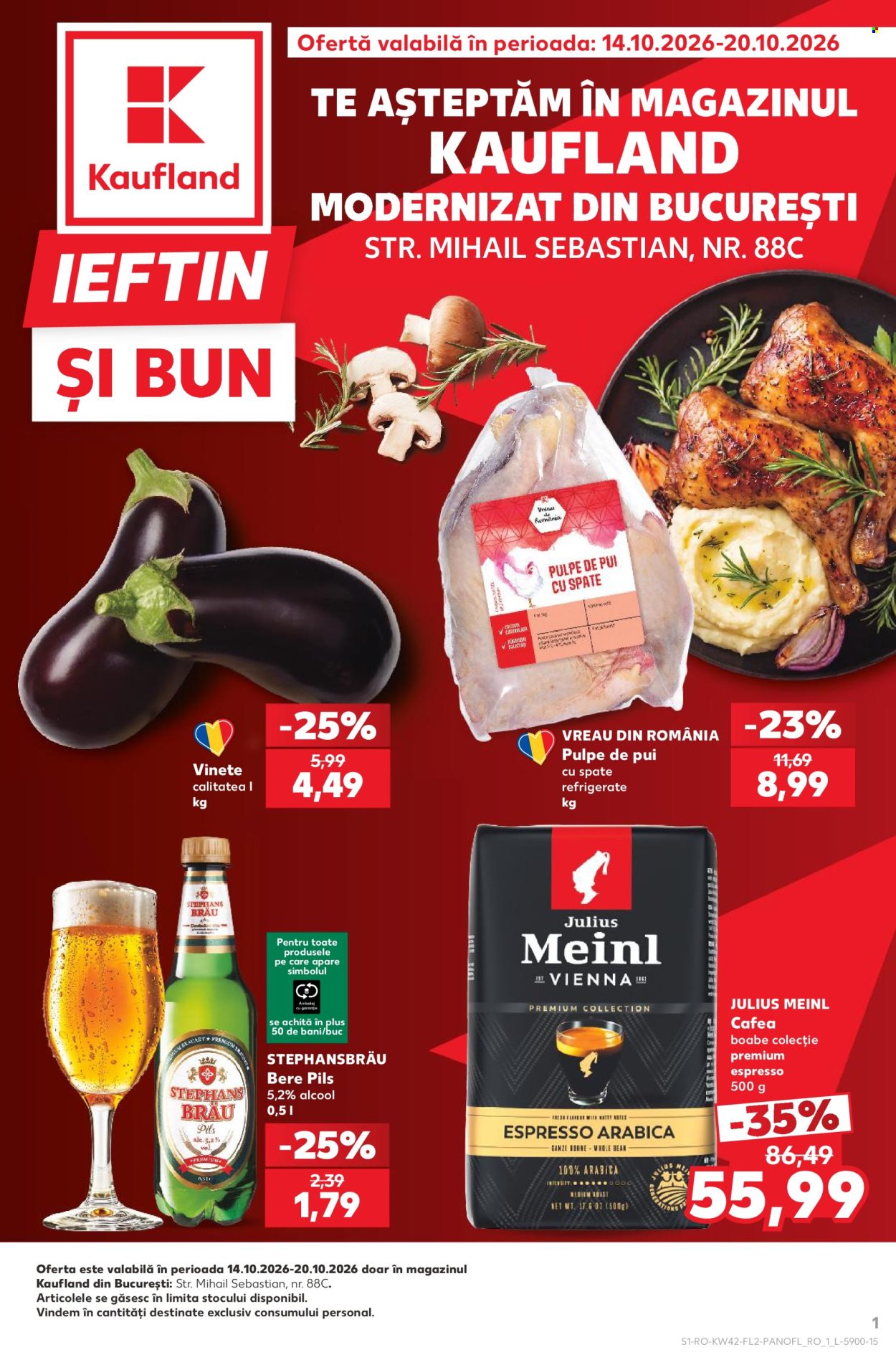 Catalog Kaufland - 14.10.2026 - 20.10.2026. Pagina 1