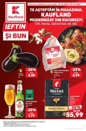 Cataloage Kaufland - 14.10.2026 - 20.10.2026.