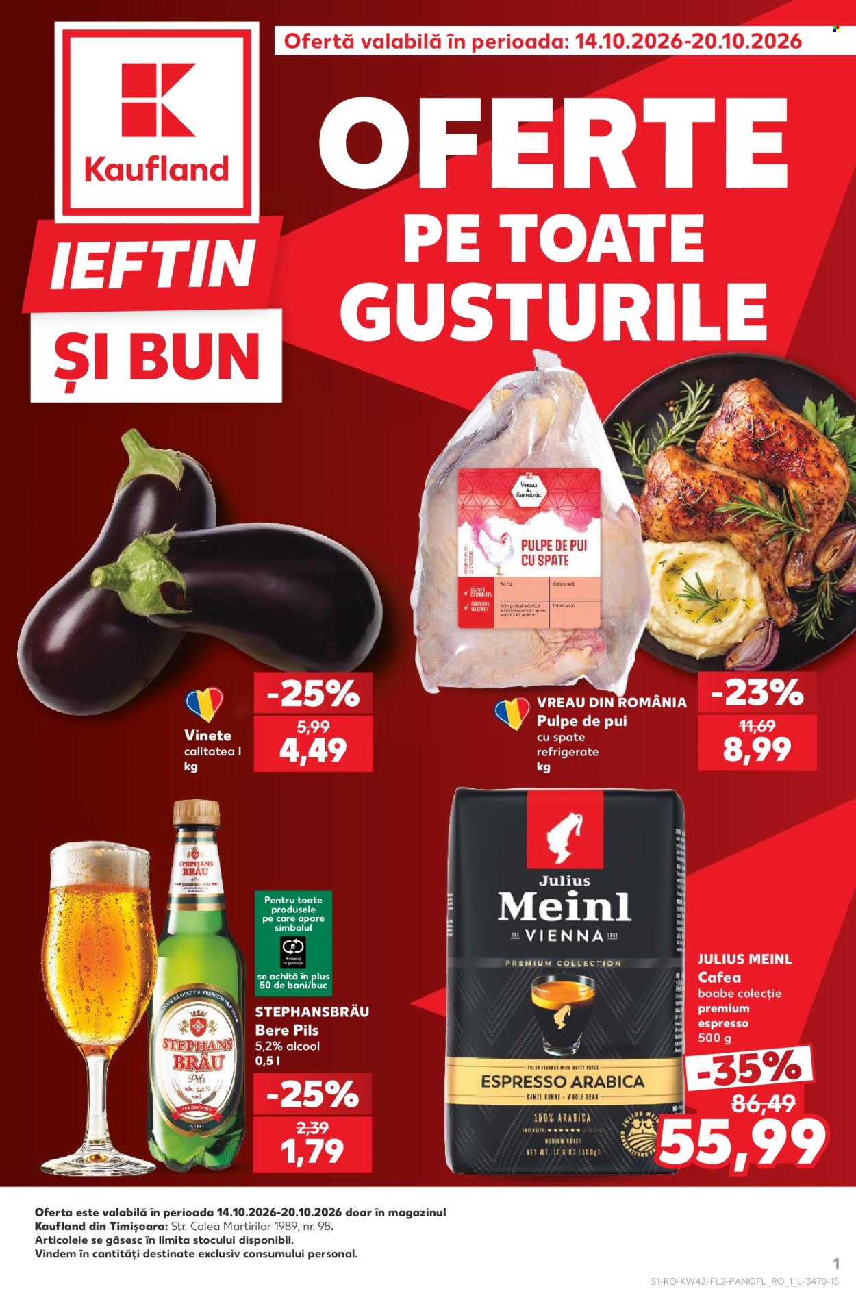Catalog Kaufland - 14.10.2026 - 20.10.2026. Pagina 1