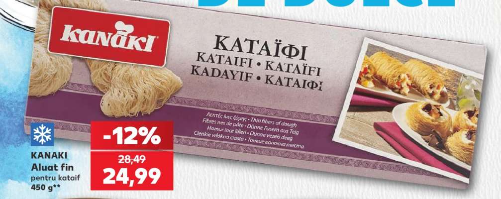 KANAKI Aluat fin pentru kataif