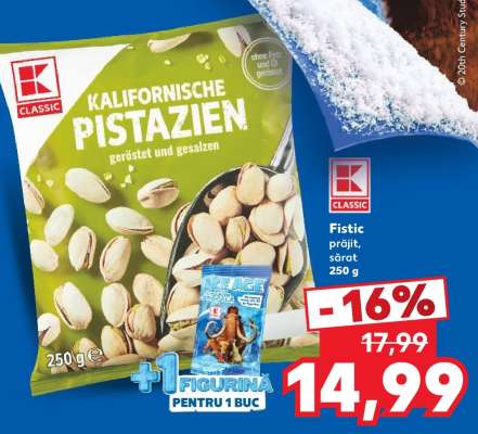Fistic prăjit, sărat 250 g