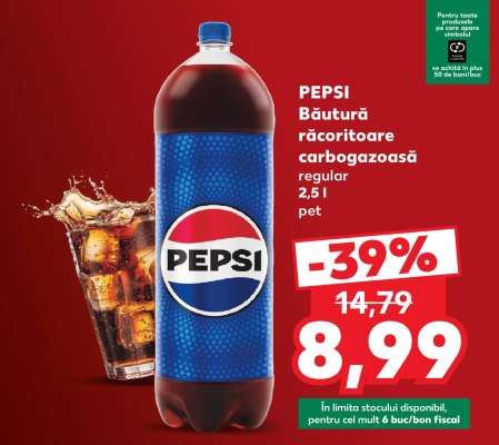 PEPSI Băutură răcoritoare carbogazoasă