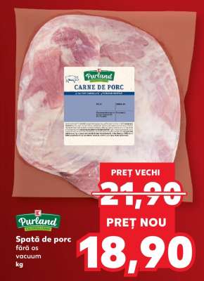 Spată de porc fără os vacuum