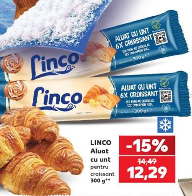 LINCO Aluat cu unt pentru croissant 300 g