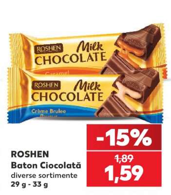 ROSHEN Baton ciocolată