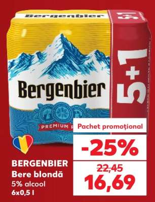 BERGENBIER Bere blondă