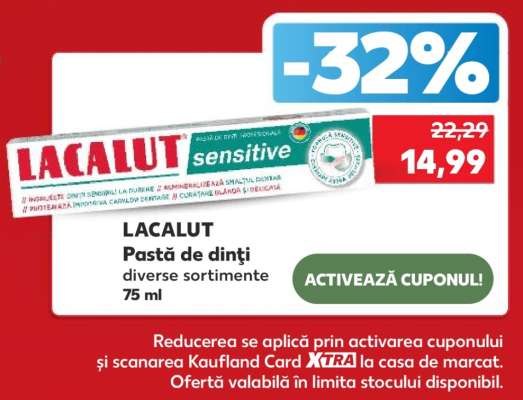 LACALUT Pastă de dinţi