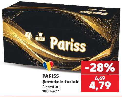 PARISS Şerveţele faciale