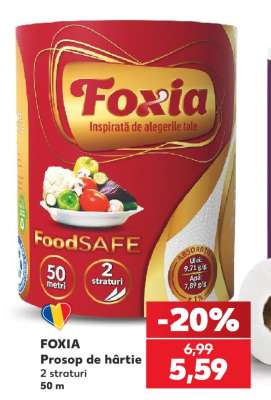 FOXIA Prosop de hârtie