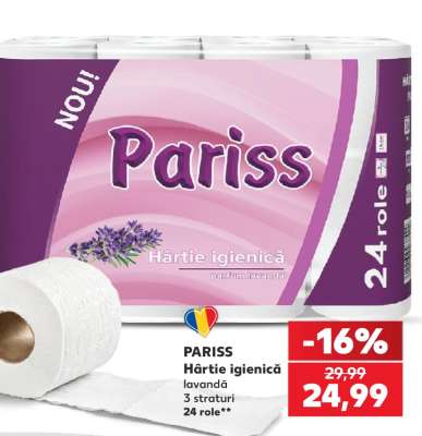 PARISS Hârtie igienică