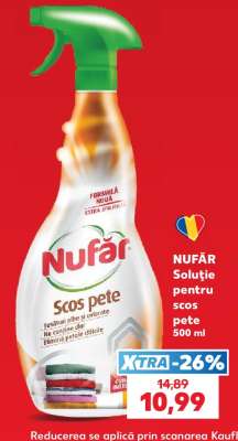NUFĂR Soluție pentru scos pete