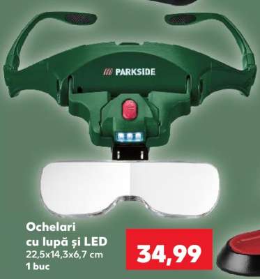 Ochelari cu lupă și LED