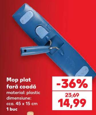 Mop plat fără coadă