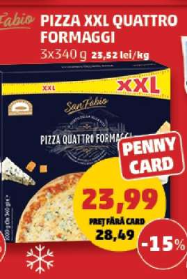Pizza XXL Quattro Formaggi