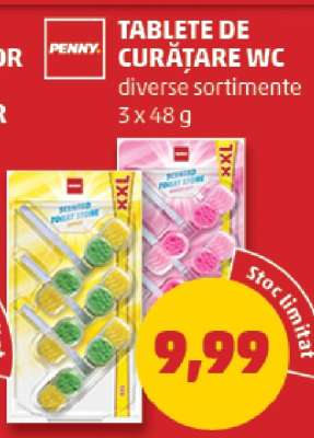 Tablete de curățare WC