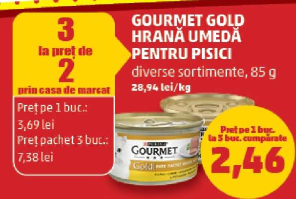 GOURMET GOLD HRANĂ UMEDĂ PENTRU PISICI