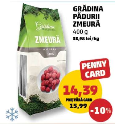 GRĂDINA PĂDURII ZMEURĂ