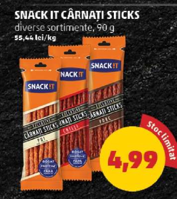SNACK IT Cârnați sticks