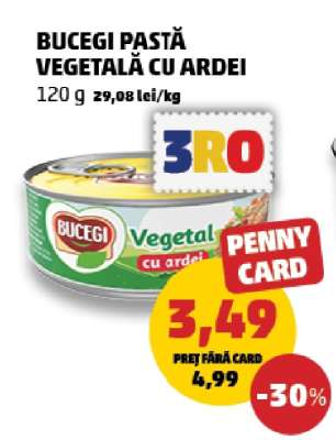 Bucegi Pastă Vegetală cu Ardei