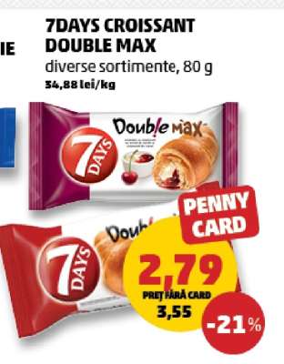 7DAYS Croissant Double Max