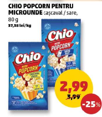 CHIO popcorn pentru microunde