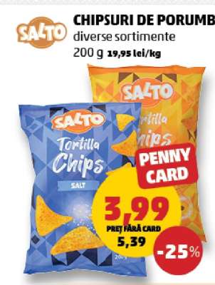 Salto Chipsuri de Porumb