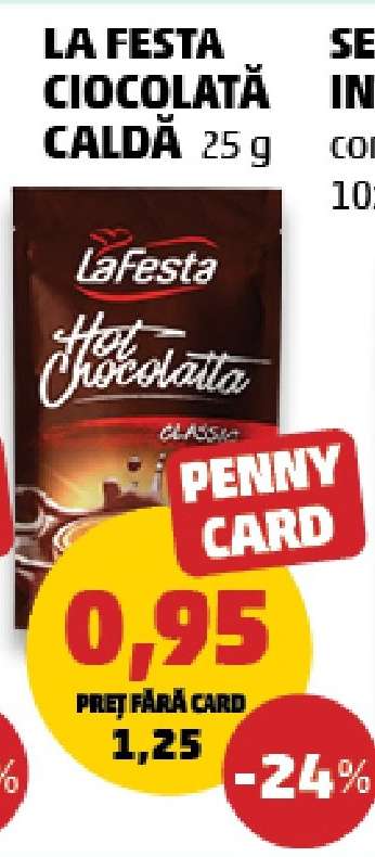 LA FESTA CIOCOLATĂ CALDĂ 25 g