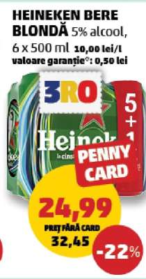HEINEKEN Bere blondă
