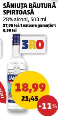 SĂNIUȚA BĂUTURĂ SPIRTOASĂ