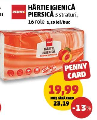 Hârtie igienică piersică