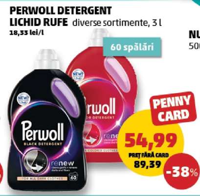 PERWOLL DETERGENT LICHID RUFE
