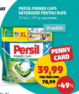 PERSIL POWER CAPS DETERGENT PENTRU RUFE