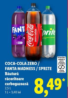COCA-COLA ZERO / FANTA MADNESS / SPRITE