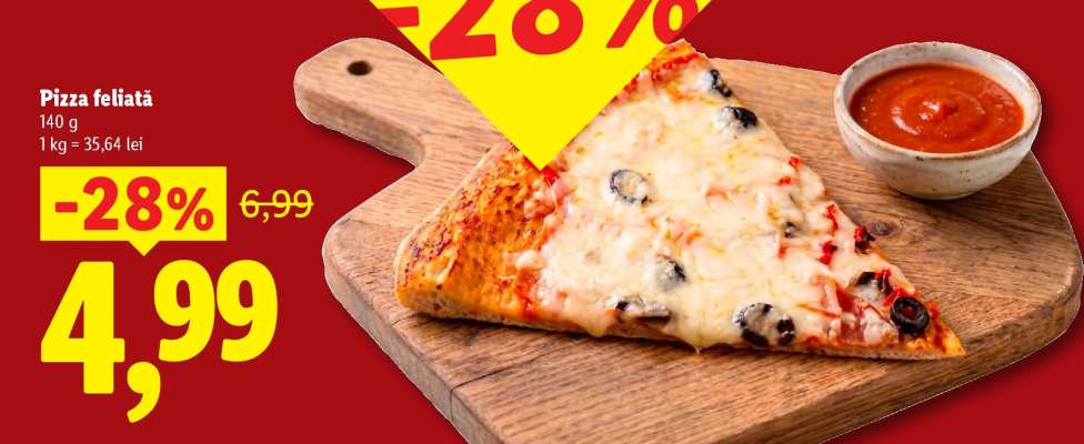 Pizza feliată