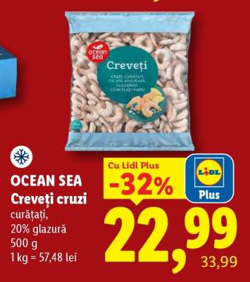 OCEAN SEA Creveți cruzi