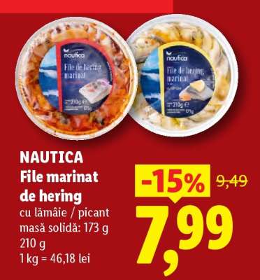 NAUTICA File marinat de hering