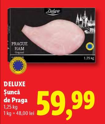 DELUXE Șuncă de Praga
