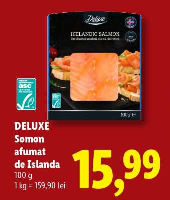DELUXE Somon afumat de Islanda