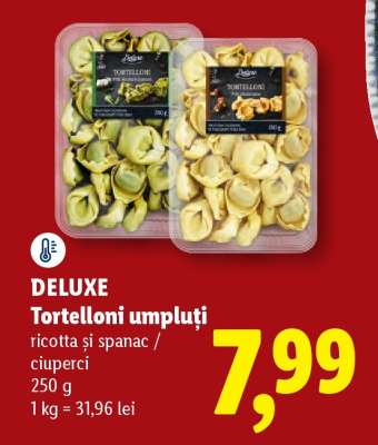 DELUXE Tortelloni umpluți