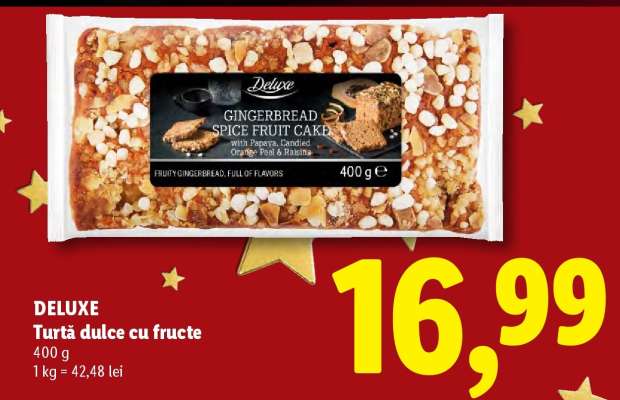DELUXE Turta dulce cu fructe