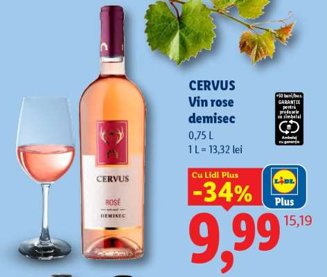 CERVUS Vin rose demisec