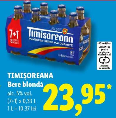 TIMIŞOREANA Bere blondă