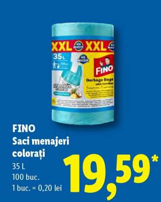 FINO Saci menajeri colorați