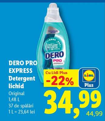 Dero Pro Express Detergent lichid