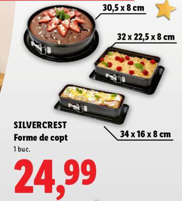 SILVERCREST Forme de copt