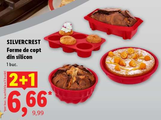 SILVERCREST Forme de copt din silicon
