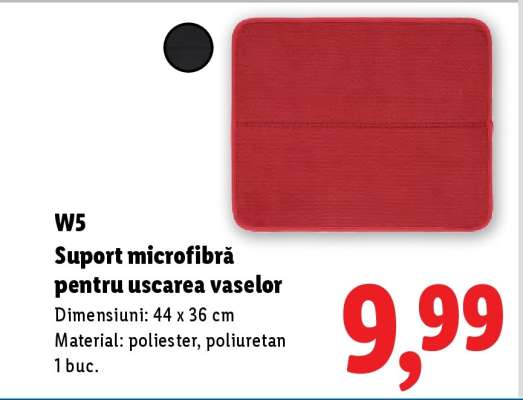 W5 Suport microfibră pentru uscarea vaselor