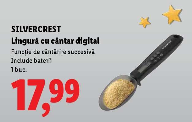SILVERCREST Lingură cu cântar digital