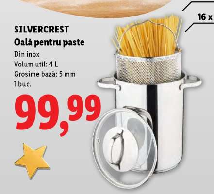 SILVERCREST Oală pentru paste
