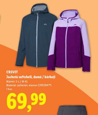 CRIVIT Jachetă softshell, damă / bărbați